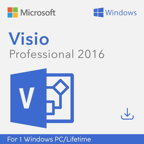Microsoft Visio 2016 Professional for 1PC – Lifetime License Key