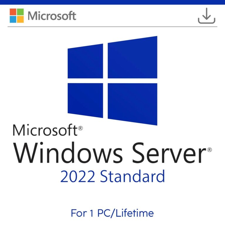 Windows Server 2022 Standard - Genuine License Key for Businesses